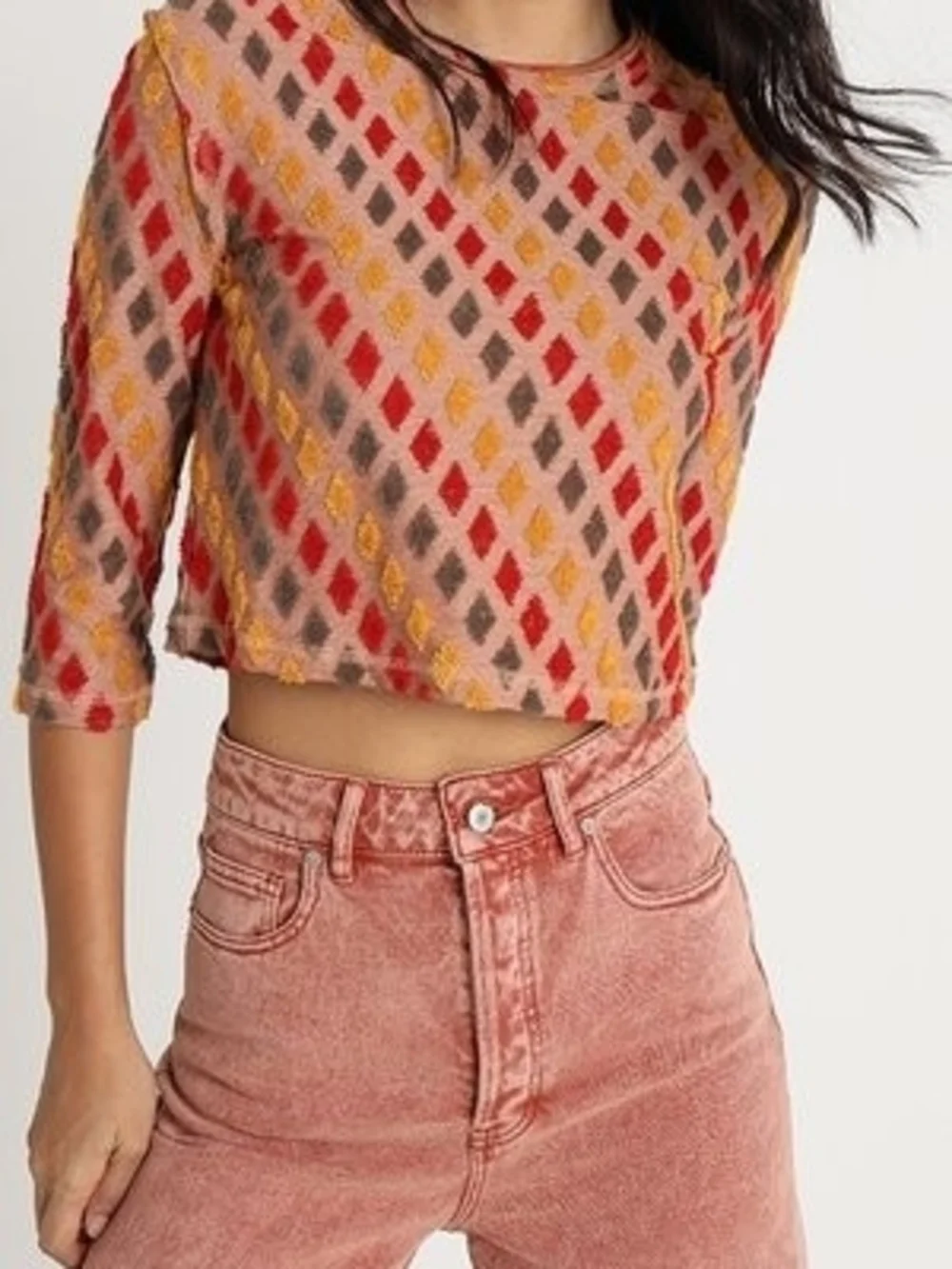Free People textured crop